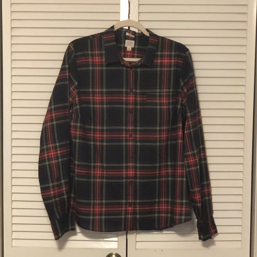 J Crew plaid shirt